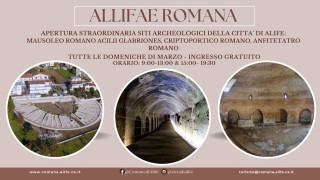 Allifae romana-apertura straordinaria siti archeologici di Alife
